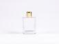 Preview: Klarglasflasche Miro 50 ml - Tropfmontur Gold
